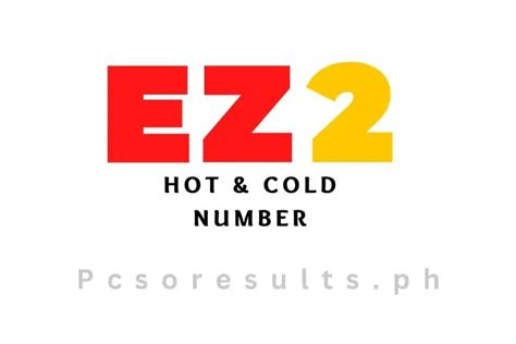 ez2 hot and cold numbers